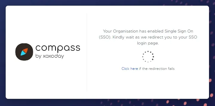 Compass app with sso