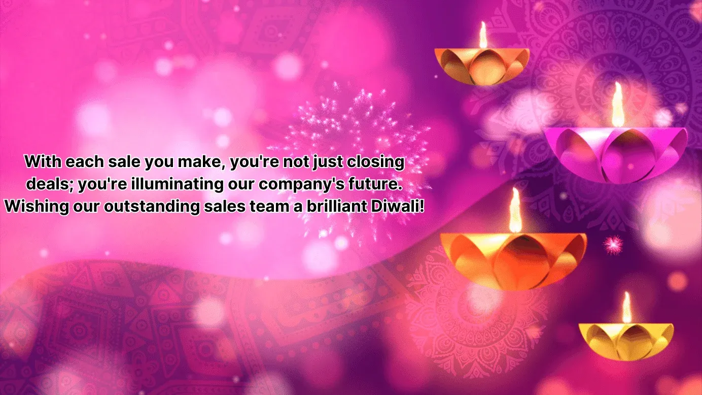 Diwali message to sales team 4