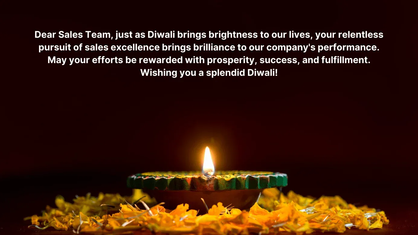 Diwali message to sales team 5