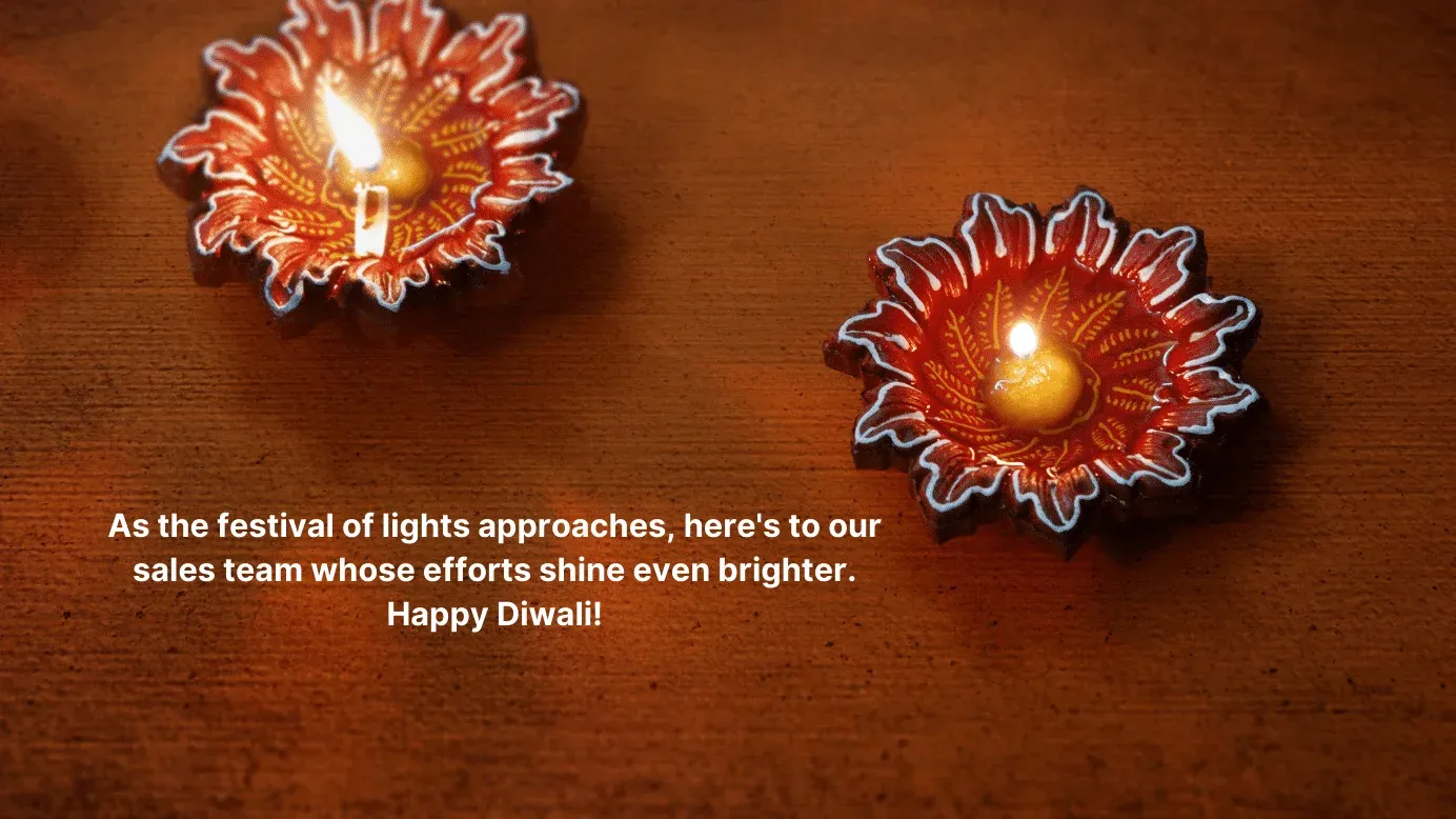 Diwali message to sales team 8