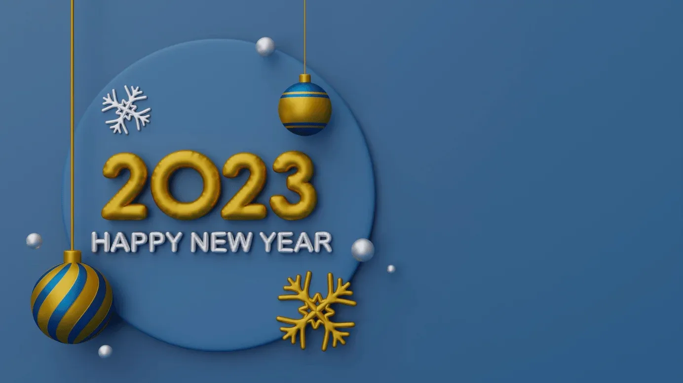 Deseos de año nuevo para los socios del canal