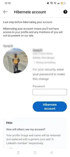 Hibernate account