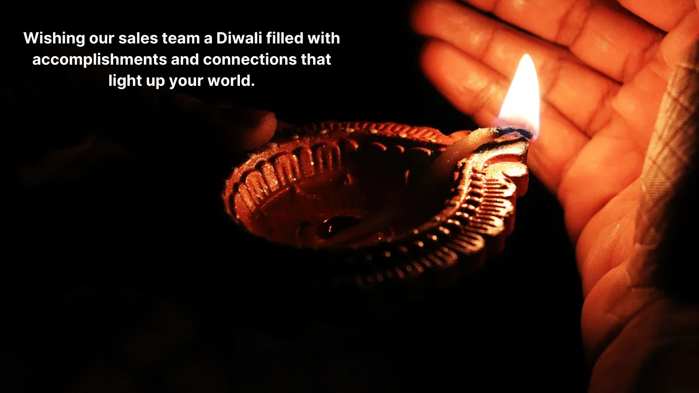 Diwali-Nachricht an das Verkaufsteam 10