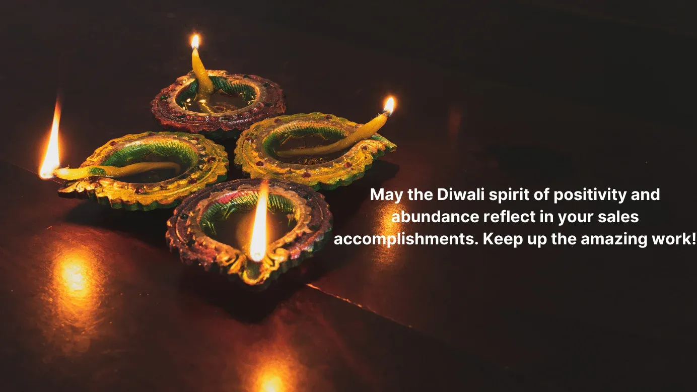 Diwali-Nachricht an das Verkaufsteam 7