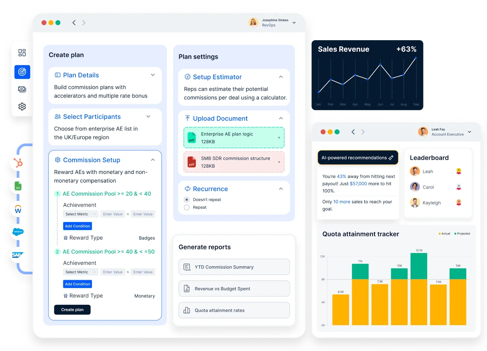 Compass dashboard