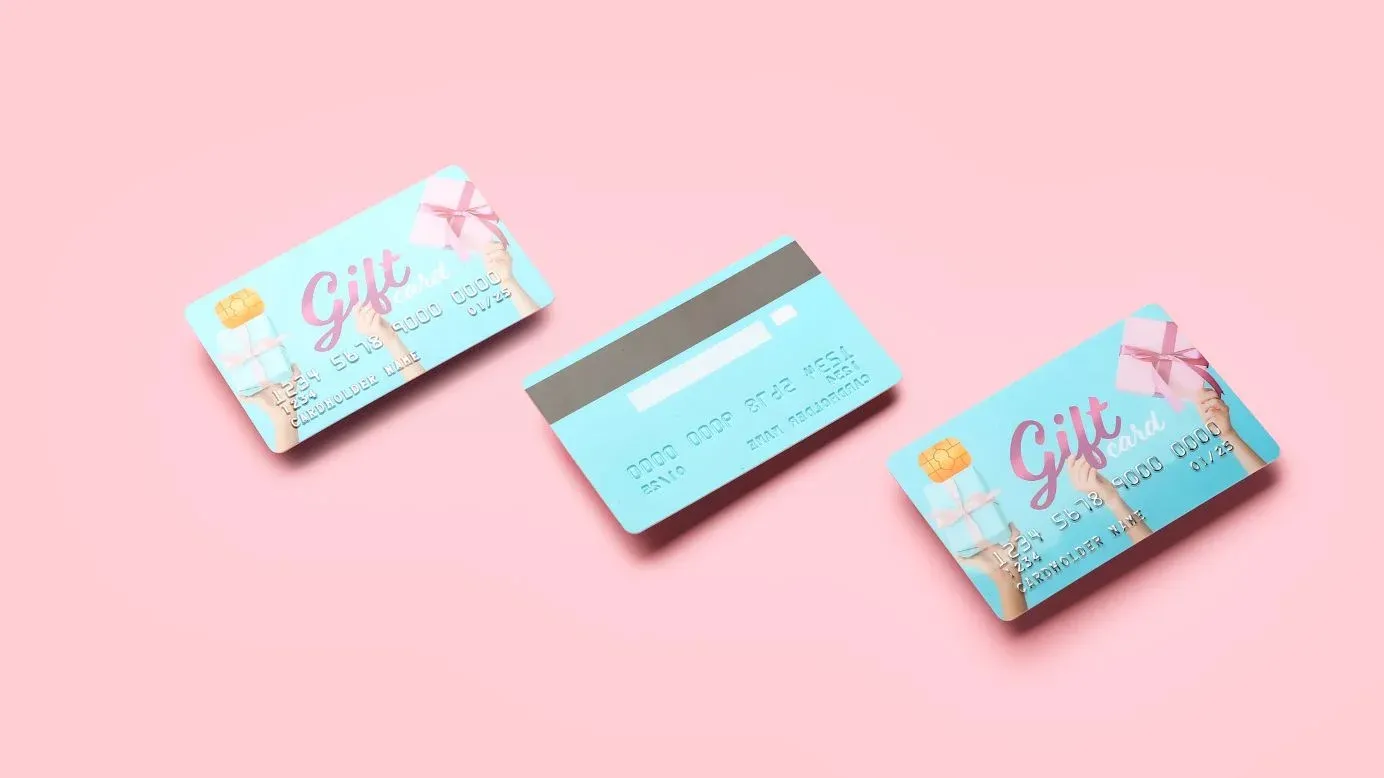 Fashion gift cards