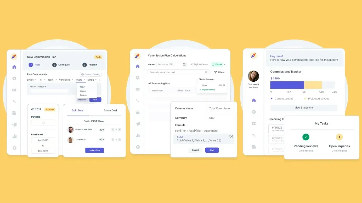 Compass para gestionar las ventas a comisión