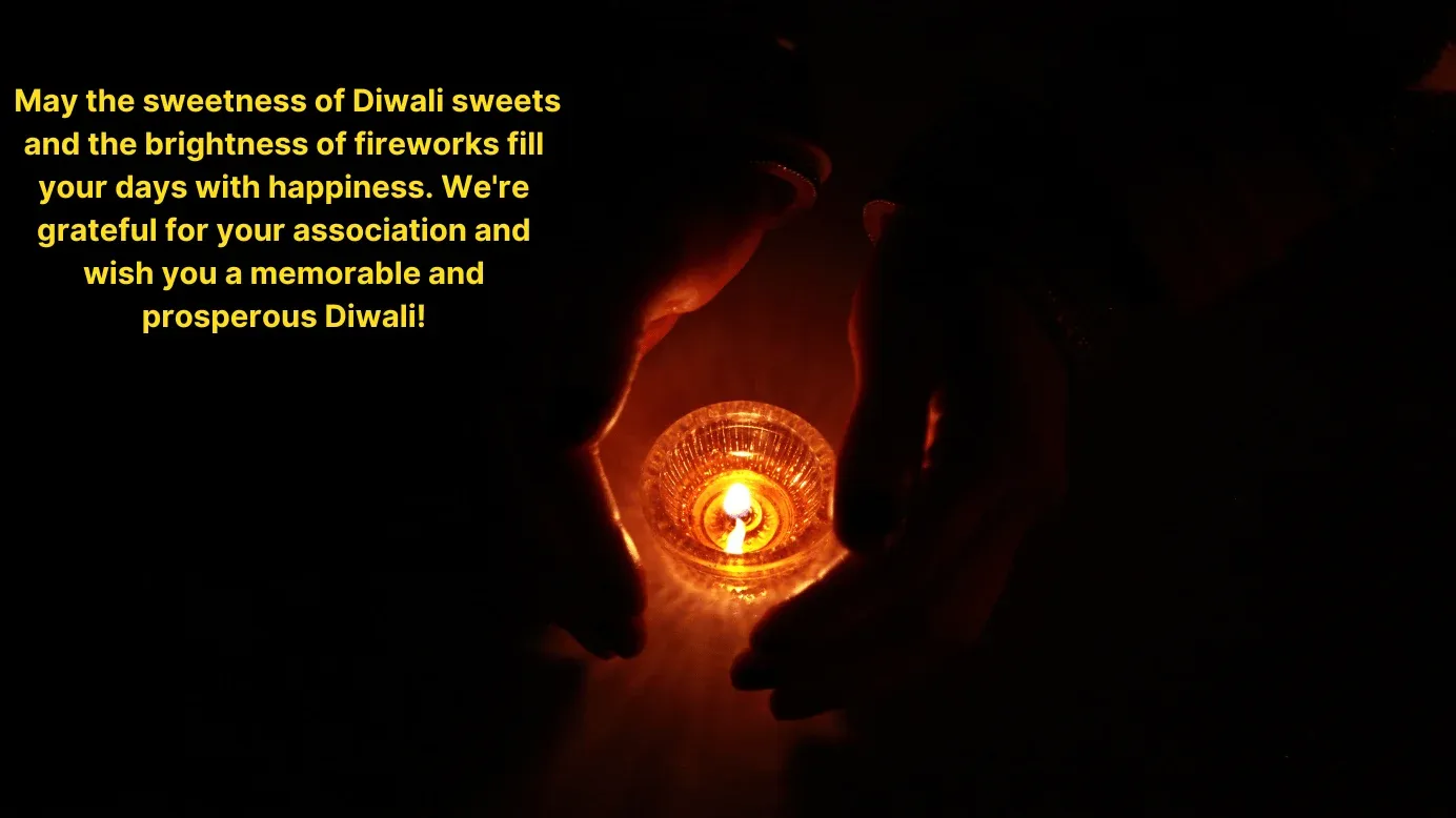 Message de Diwali pour les clients 2