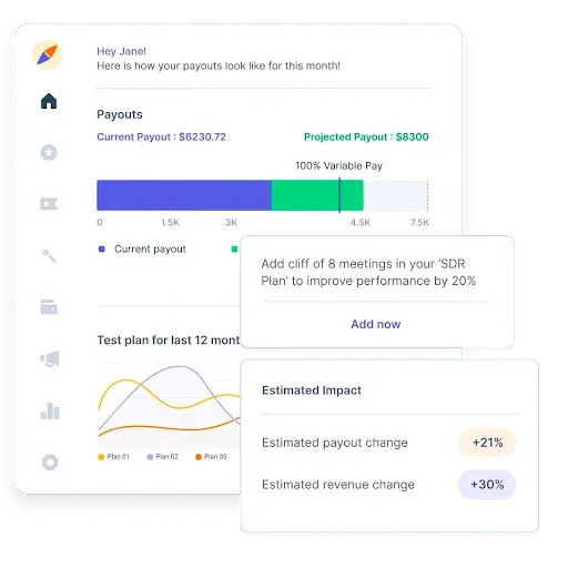 Motivate with potential earnings insights